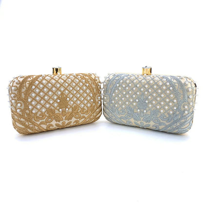 Embroidered Evening Clutch Bag - additional view 11