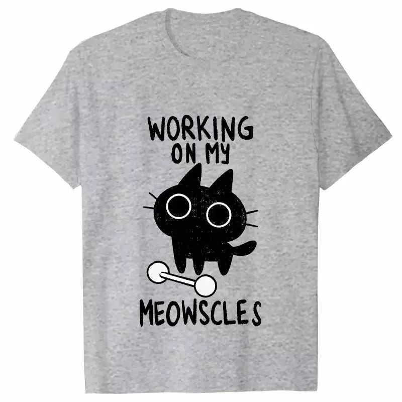 Fitness Cat Print T-Shirt - what's included