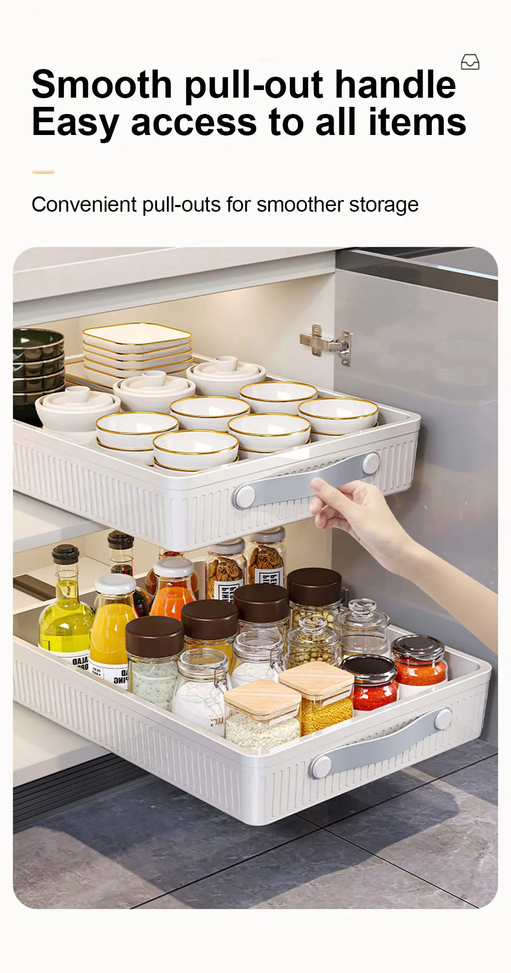 Pull-Out Cabinet Storage Tray - additional view 20