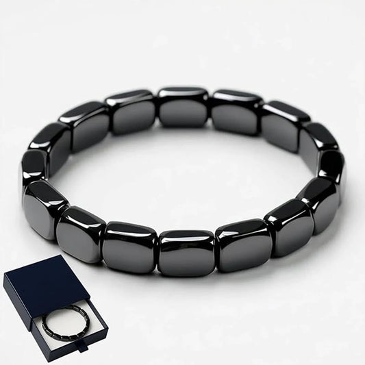 Natural Hematite Beaded Bracelet - main product view