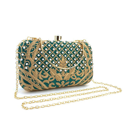 Embroidered Evening Clutch Bag - additional view 16
