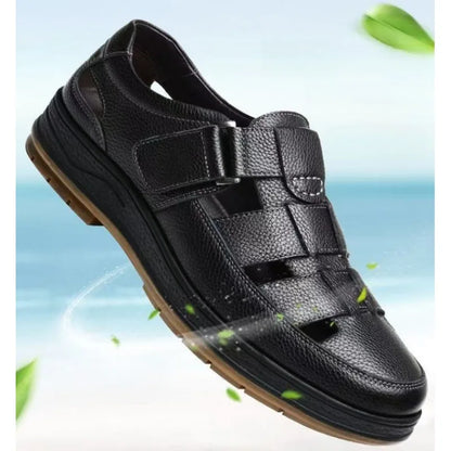 Men's Breathable Leather Shoes - additional view 10