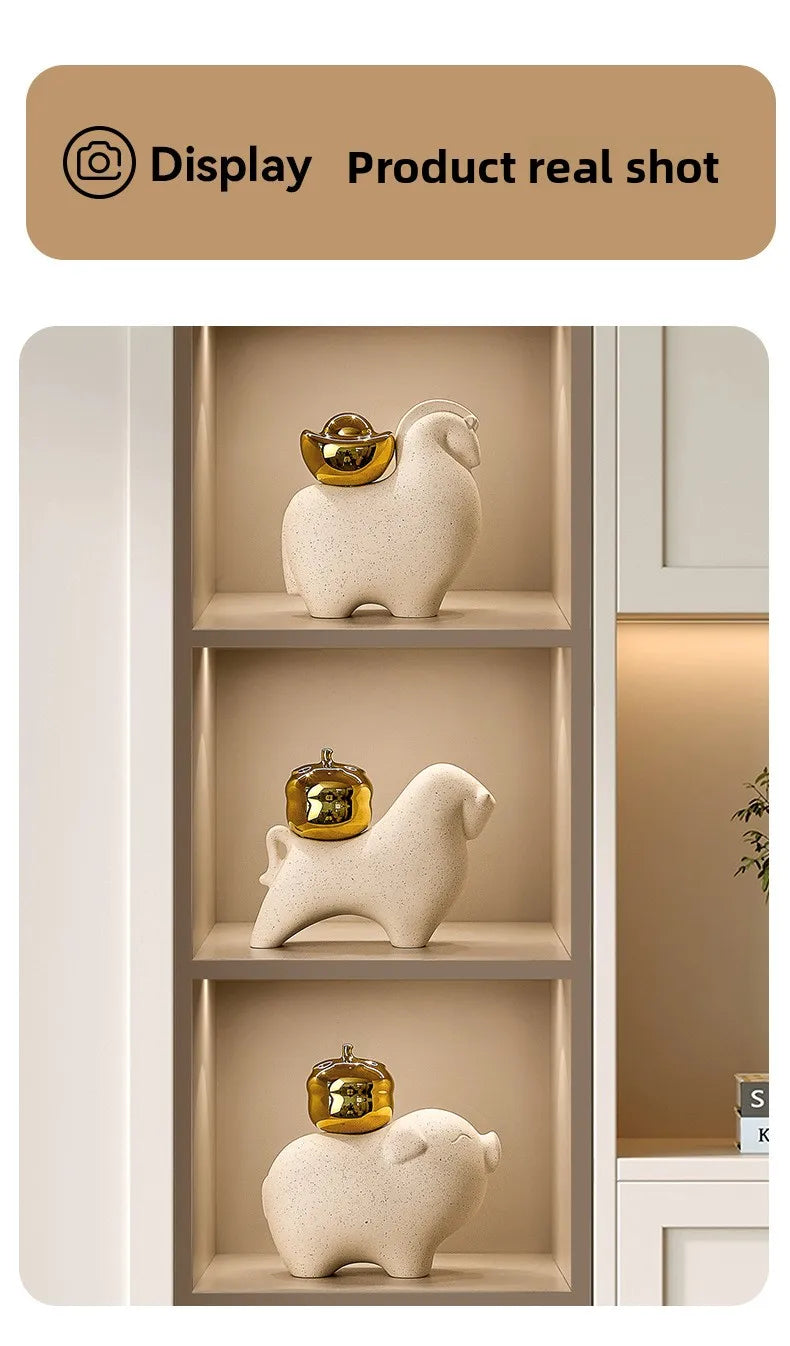 White Porcelain Animal Figurine - additional view 18