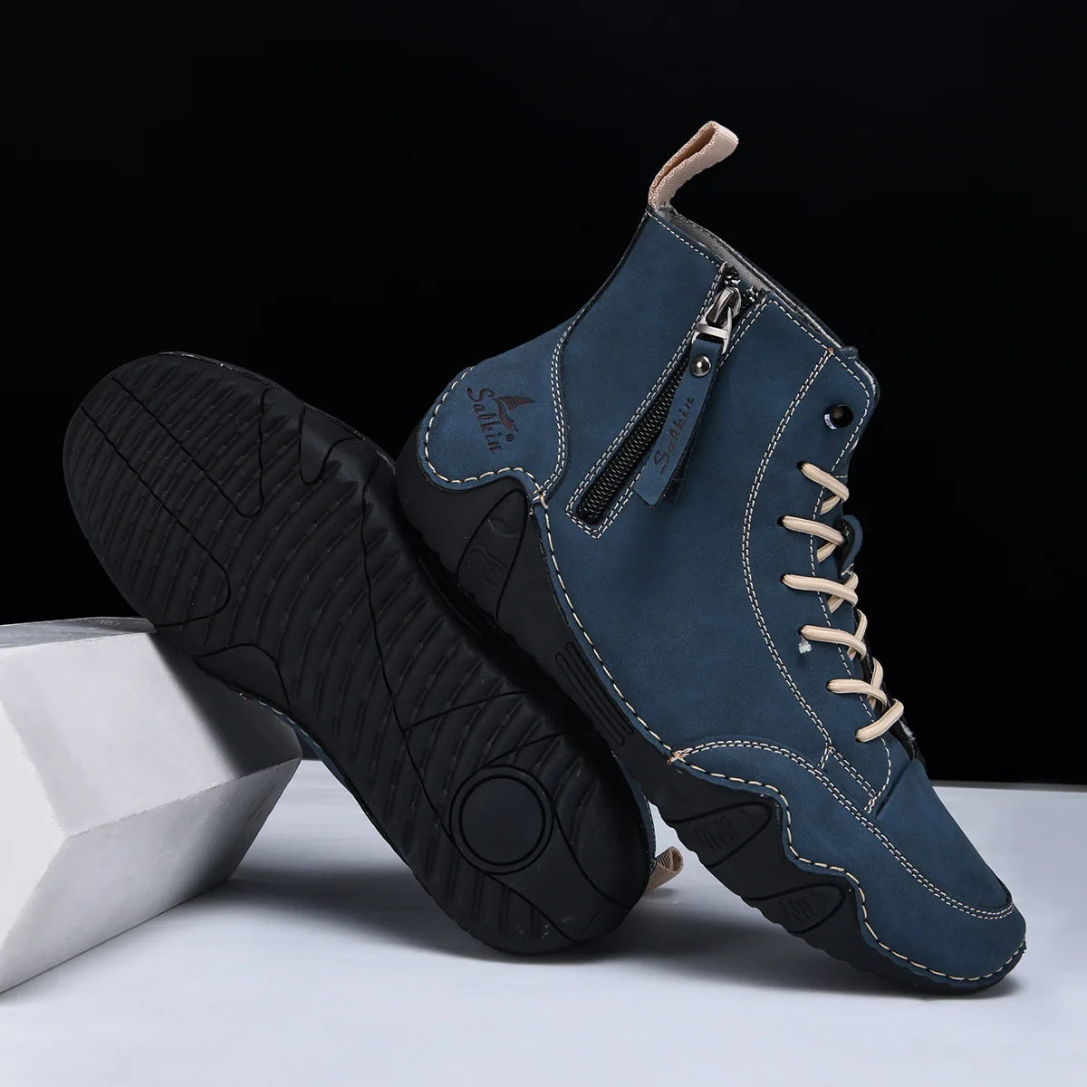 Men's Zip-Up Ankle Boots - additional view 9