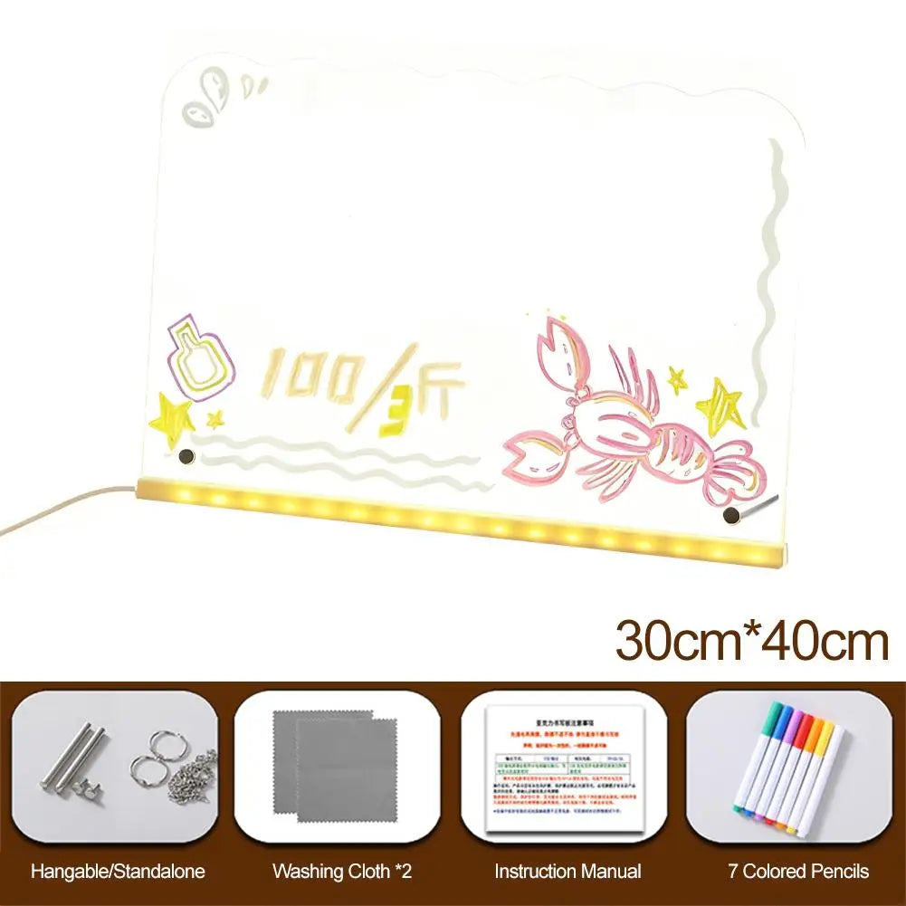 LED Light Up Drawing Board for Kids - additional view 30