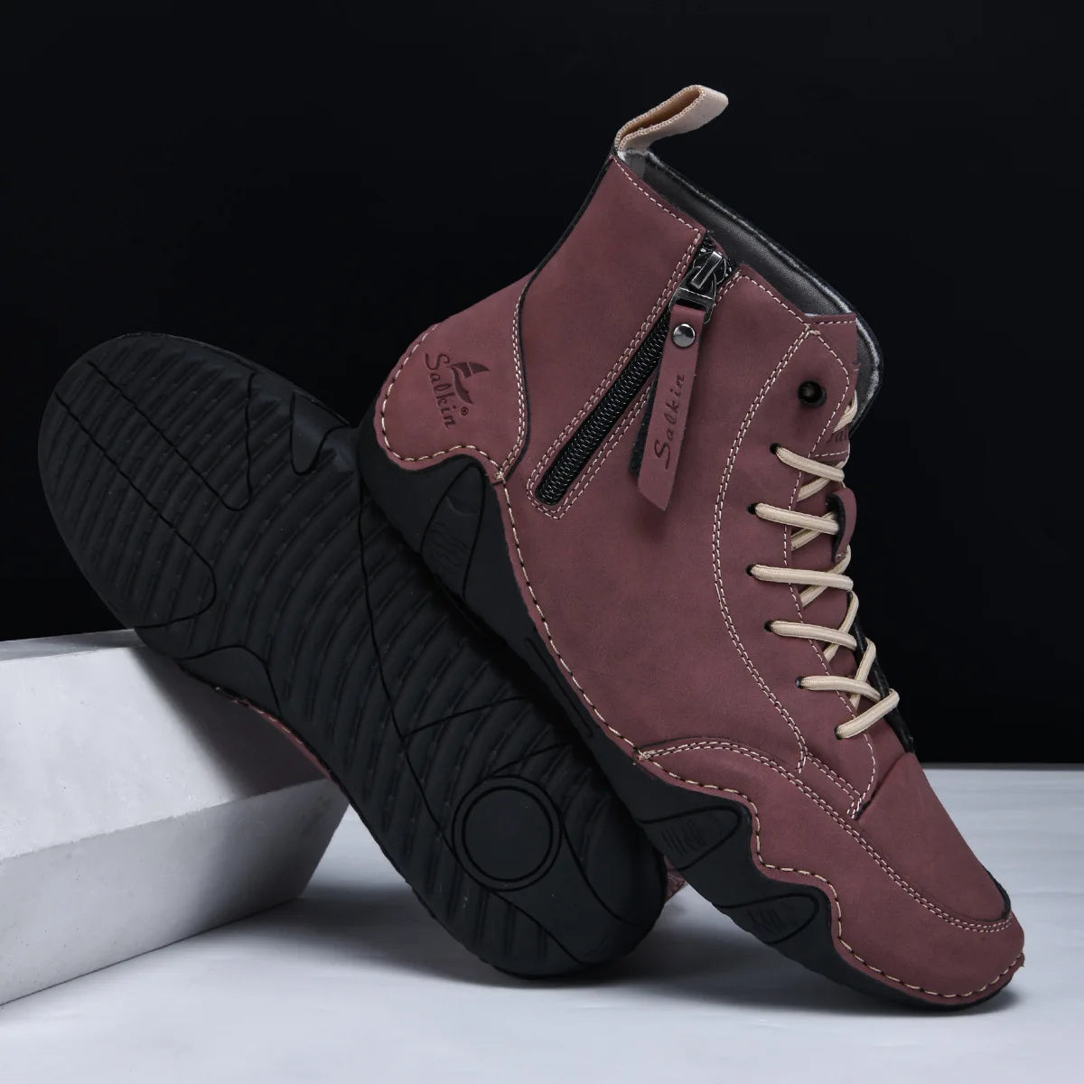 Men's Zip-Up Ankle Boots - additional view 25