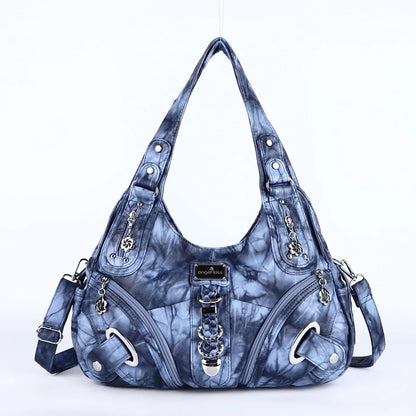 Vintage Hobo Shoulder Bag - side view