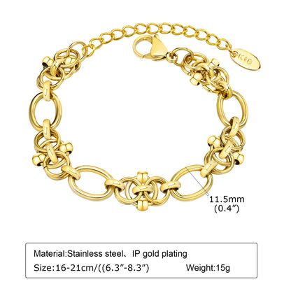 Gold Plated Chunky Chain Bracelet - additional view 31