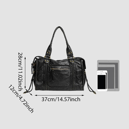 Retro PU Shoulder Bag for Women - product features
