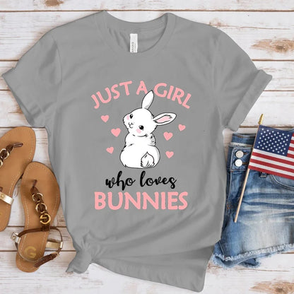 Just A Girl Who Loves Bunnies T-Shirt - additional view 13