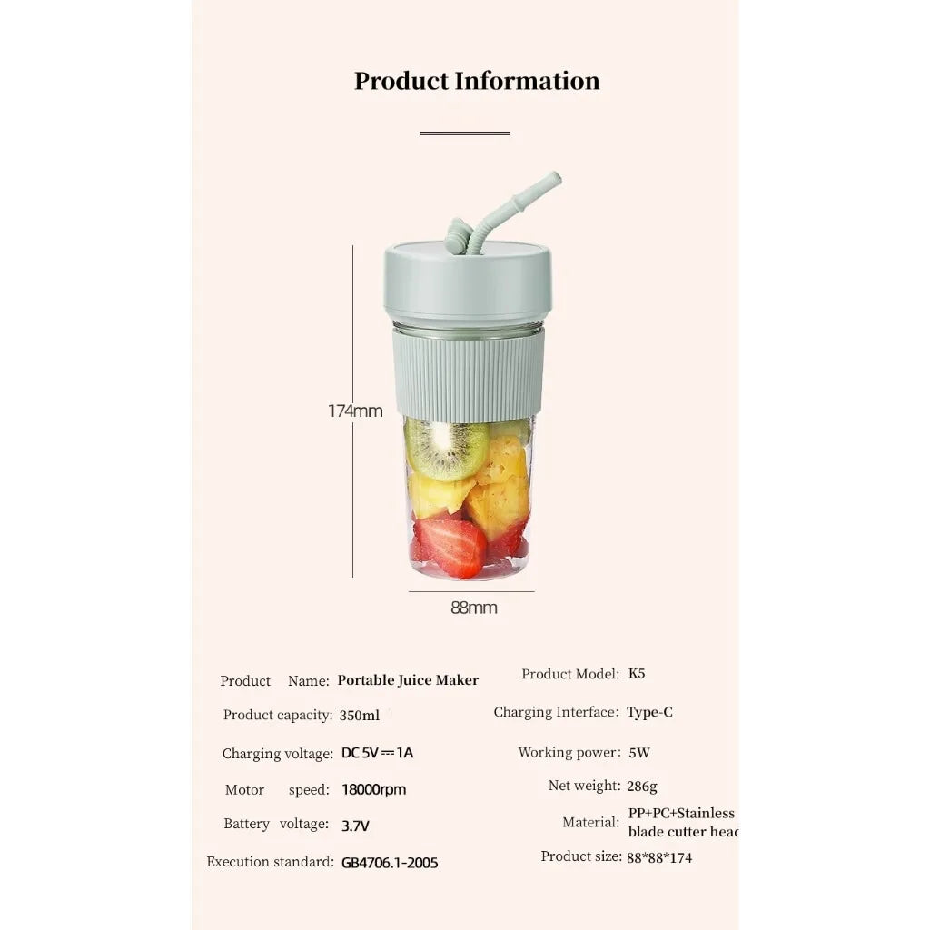 Portable Rechargeable Blender Bottle - additional view 21