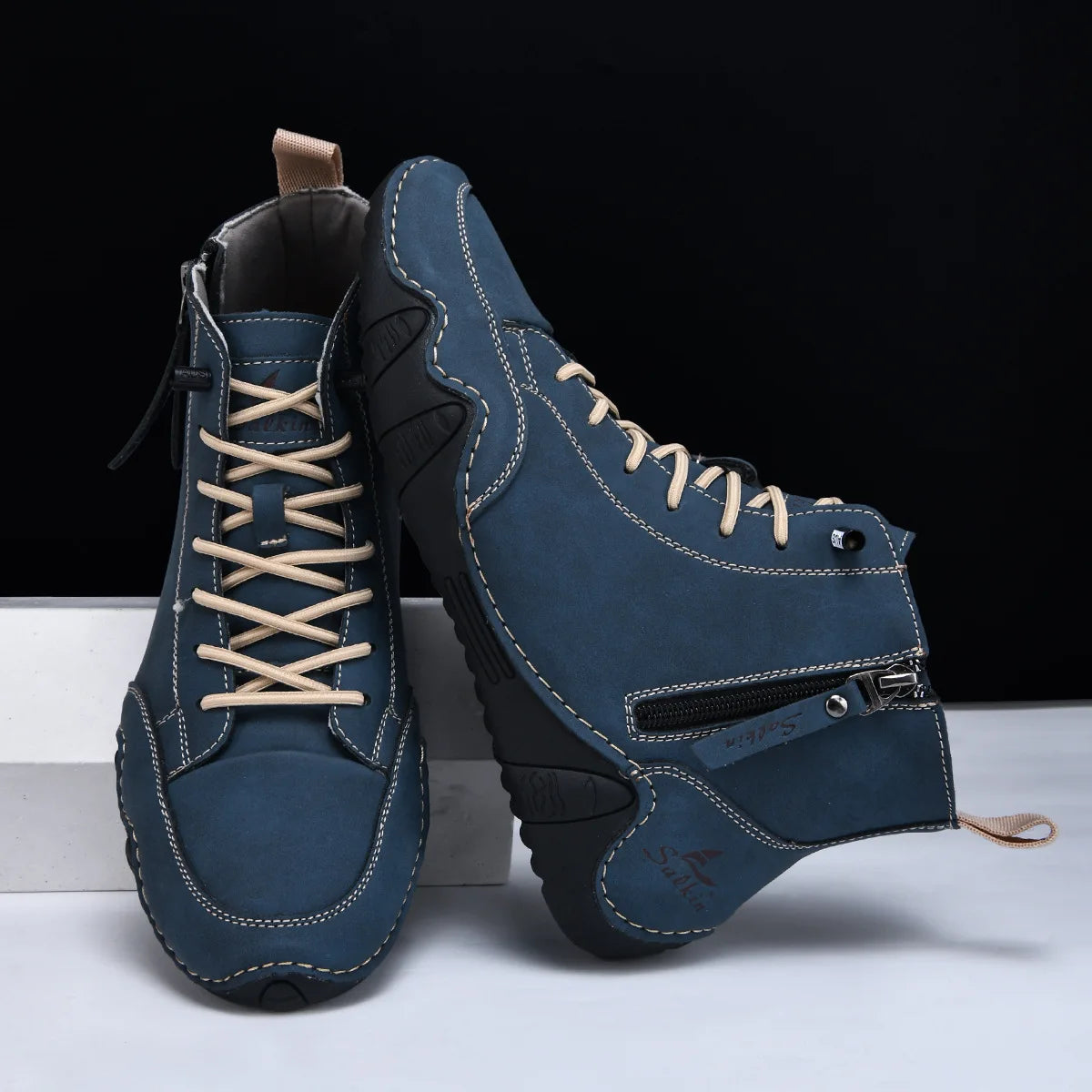 Men's Zip-Up Ankle Boots - additional view 10