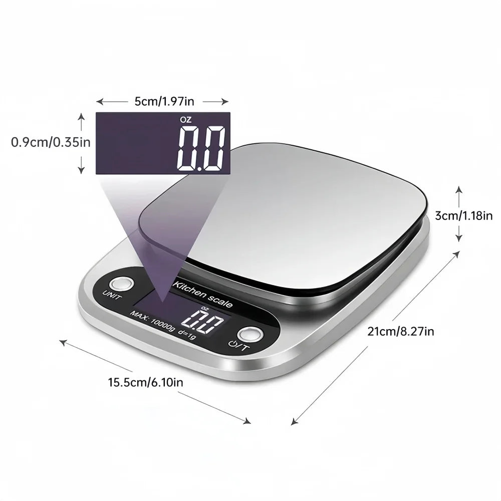 Digital Kitchen Scale 10kg - product features
