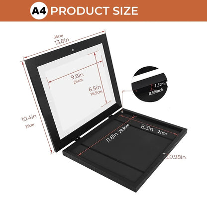 Magnetic A4 Art Frame - close-up of details