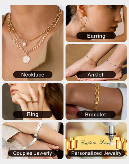 Gold Plated Chunky Chain Bracelet - additional view 11