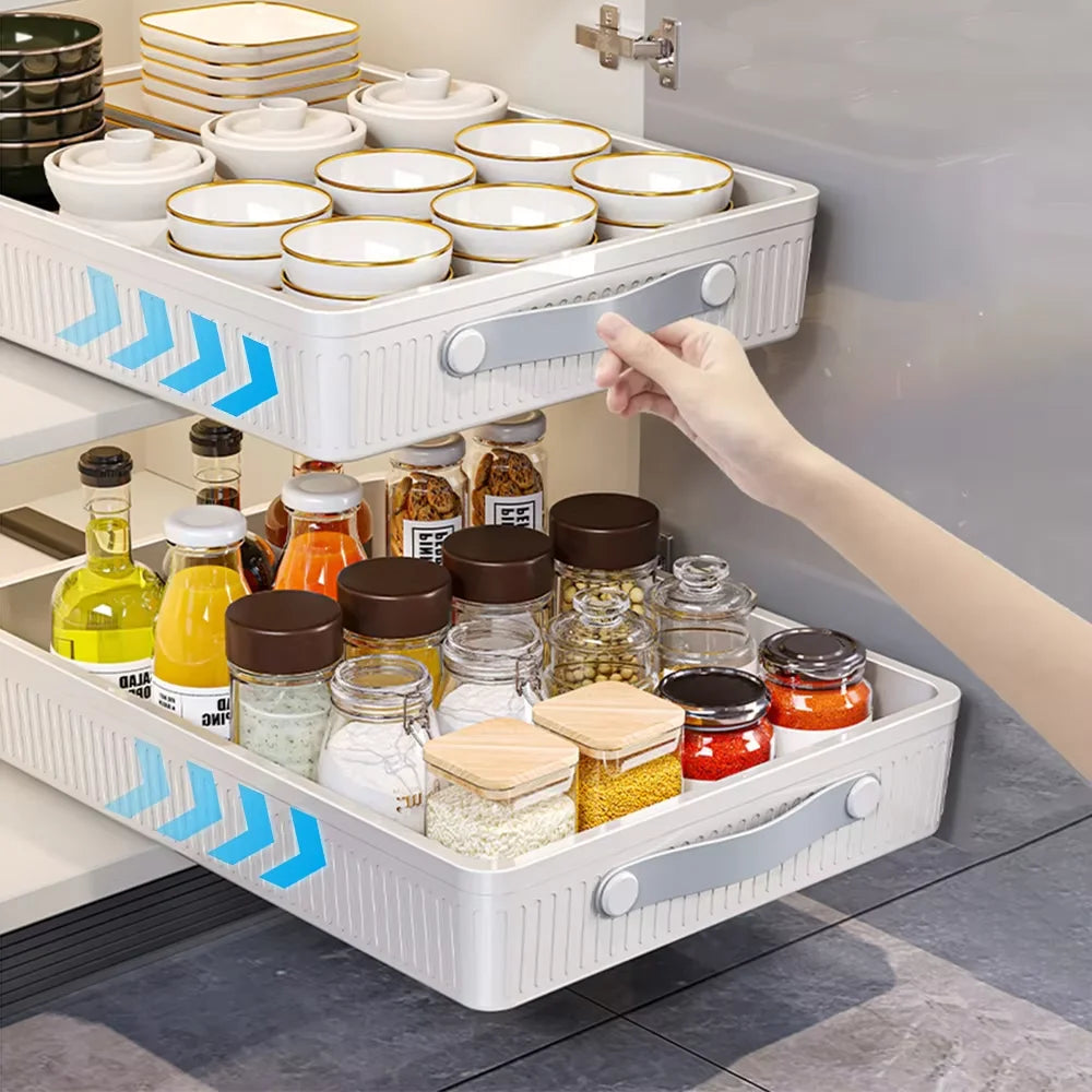 Pull-Out Cabinet Storage Tray - main product view