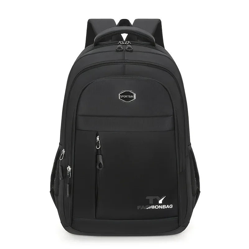 Casual Water-Resistant Nylon Backpack - main product view