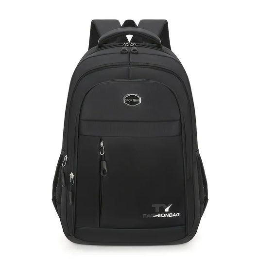 Casual Water-Resistant Nylon Backpack - main product view