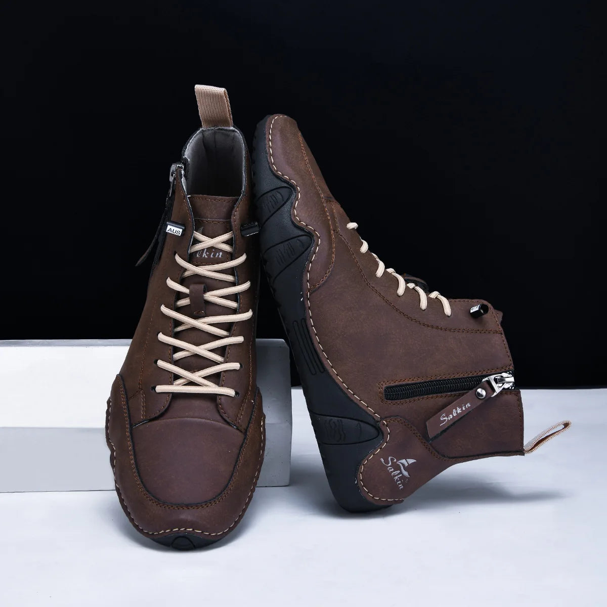 Men's Zip-Up Ankle Boots - additional view 17
