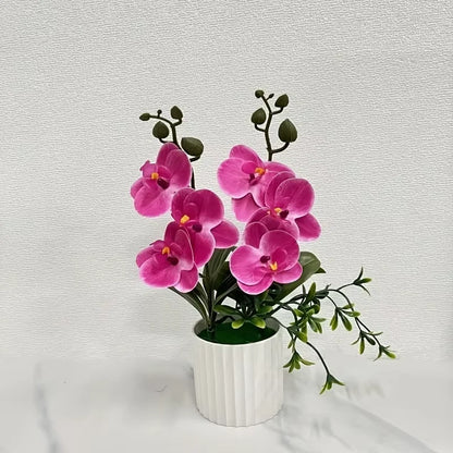 Artificial Butterfly Orchid Stem 38in - additional view 30