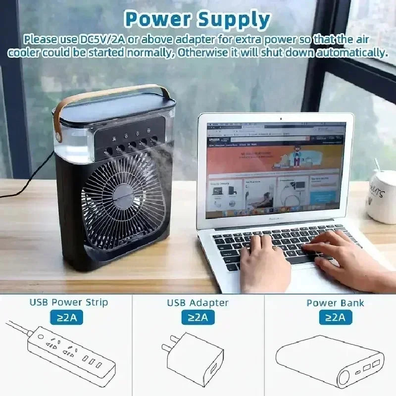 USB Portable Evaporative Cooler Fan - additional view 11