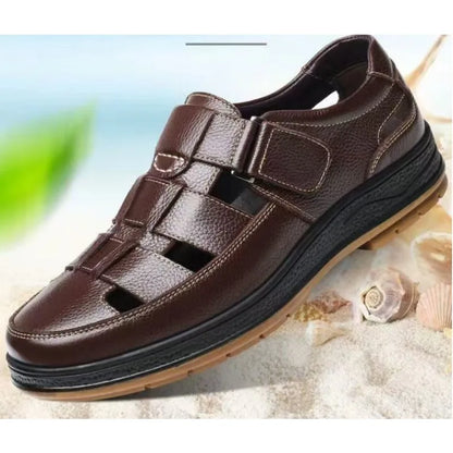 Men's Breathable Leather Shoes - additional view 9