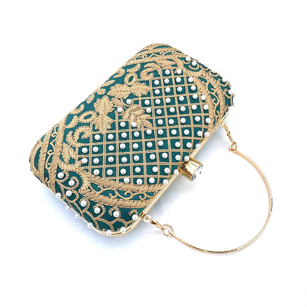 Embroidered Evening Clutch Bag - additional view 18