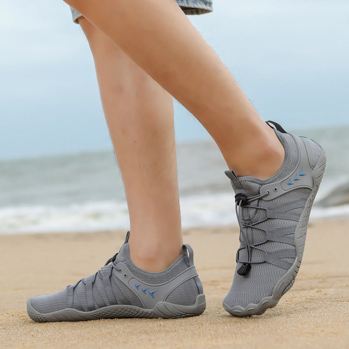 Quick Dry Water Shoes - in use