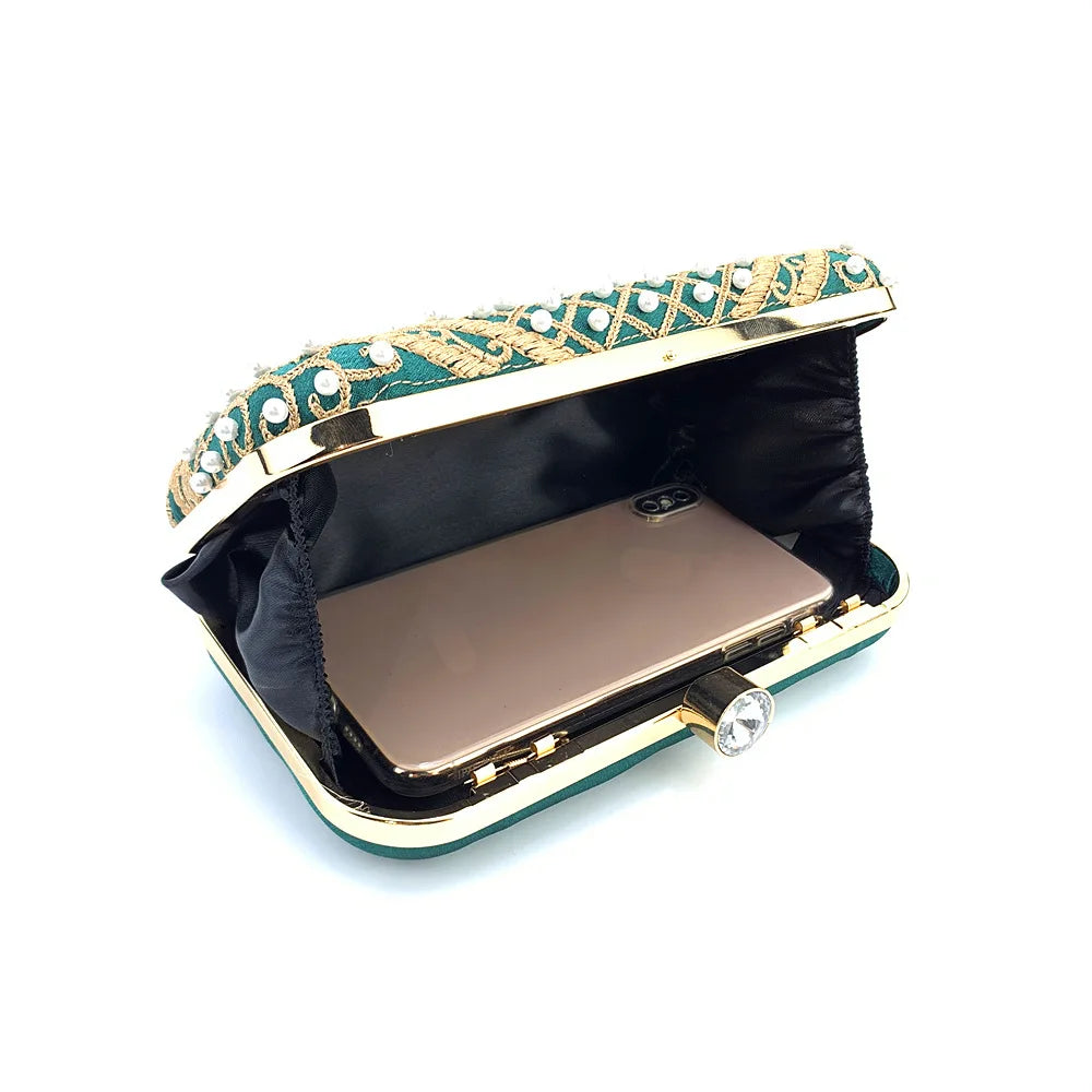 Embroidered Evening Clutch Bag - additional view 19