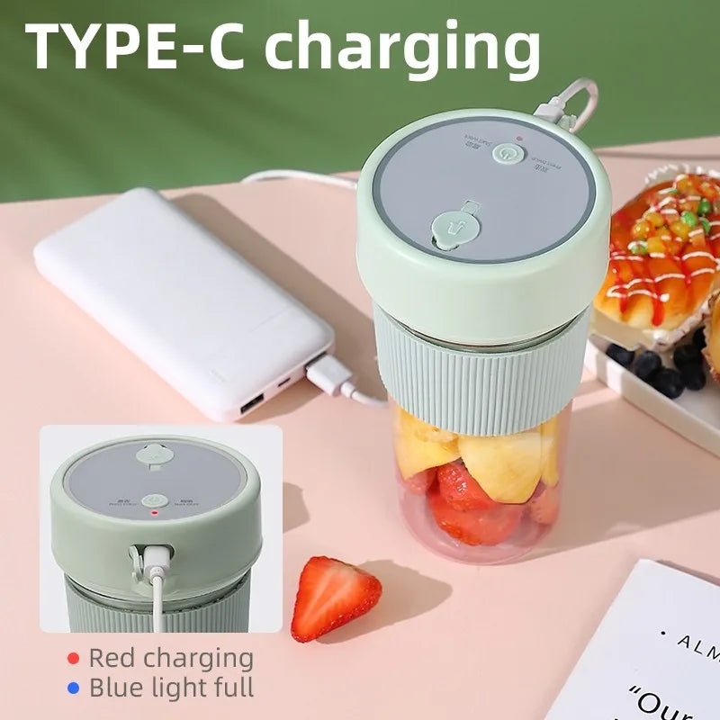 Portable Rechargeable Blender Bottle - close-up of details