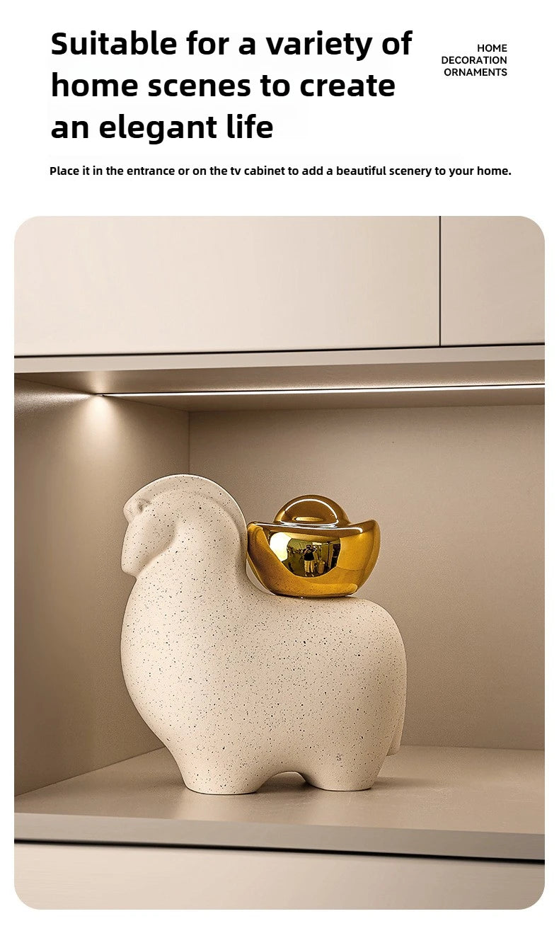 White Porcelain Animal Figurine - additional view 15