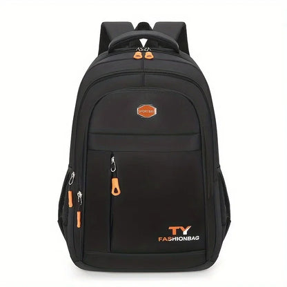 Casual Water-Resistant Nylon Backpack - back view