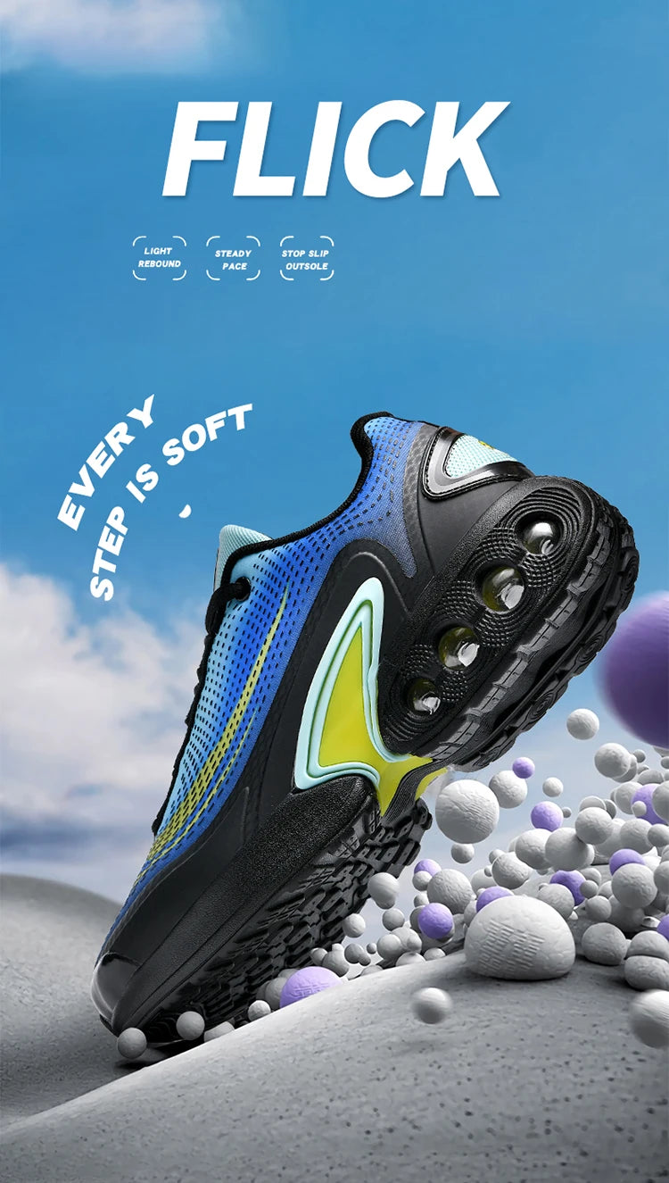 Air Cushion Chunky Trainers - back view