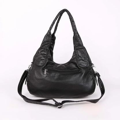 Vintage Hobo Shoulder Bag - back view