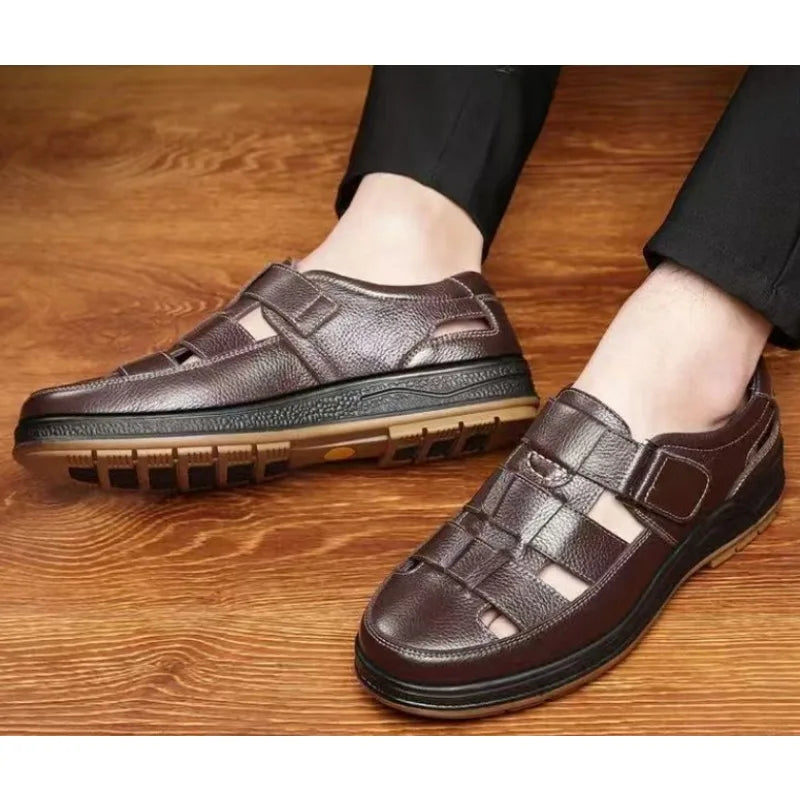Men's Breathable Leather Shoes - additional view 11
