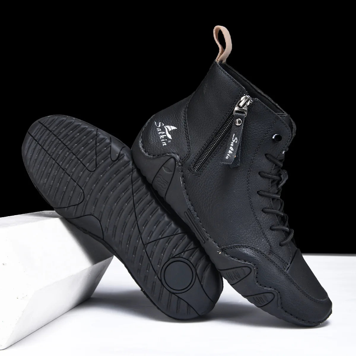 Men's Zip-Up Ankle Boots - additional view 41