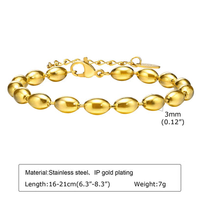 Gold Plated Chunky Chain Bracelet - additional view 28