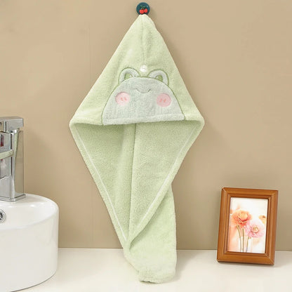 Coral Fleece Hair Drying Towel Cap - additional view 10