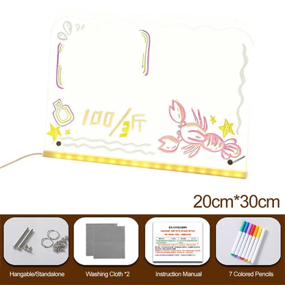 LED Light Up Drawing Board for Kids - additional view 29