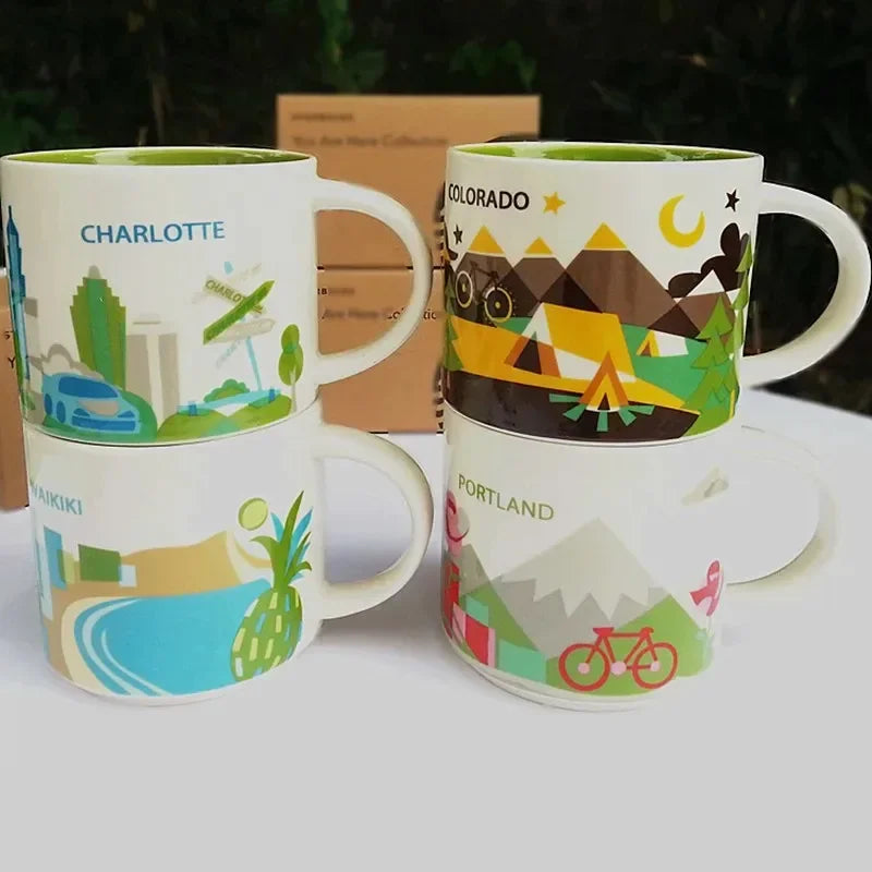 London City Ceramic Mug - side view