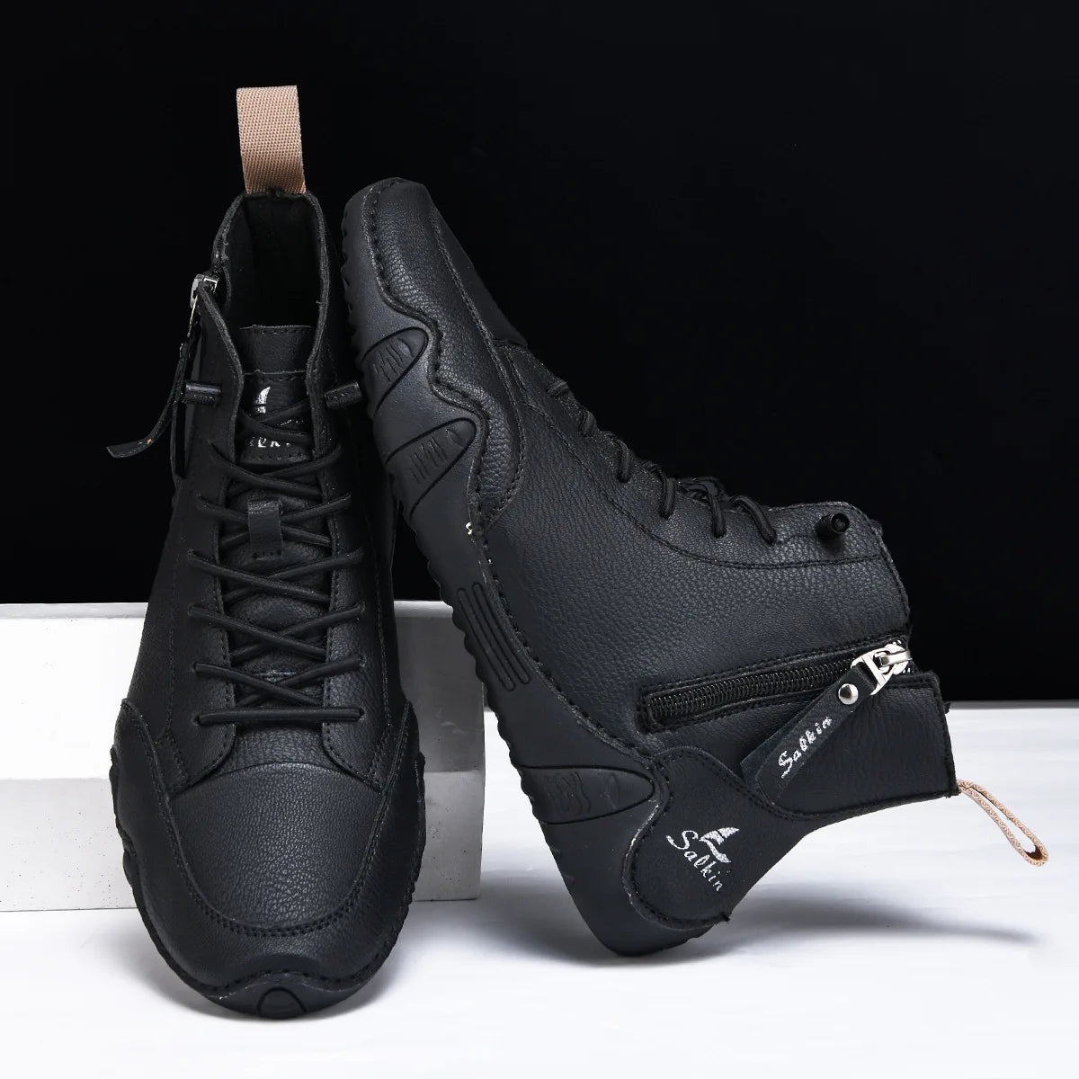 Men's Zip-Up Ankle Boots - additional view 40