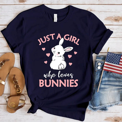 Just A Girl Who Loves Bunnies T-Shirt - additional view 14