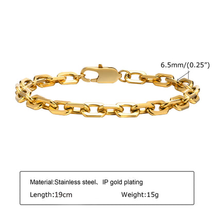 Gold Plated Chunky Chain Bracelet - additional view 18