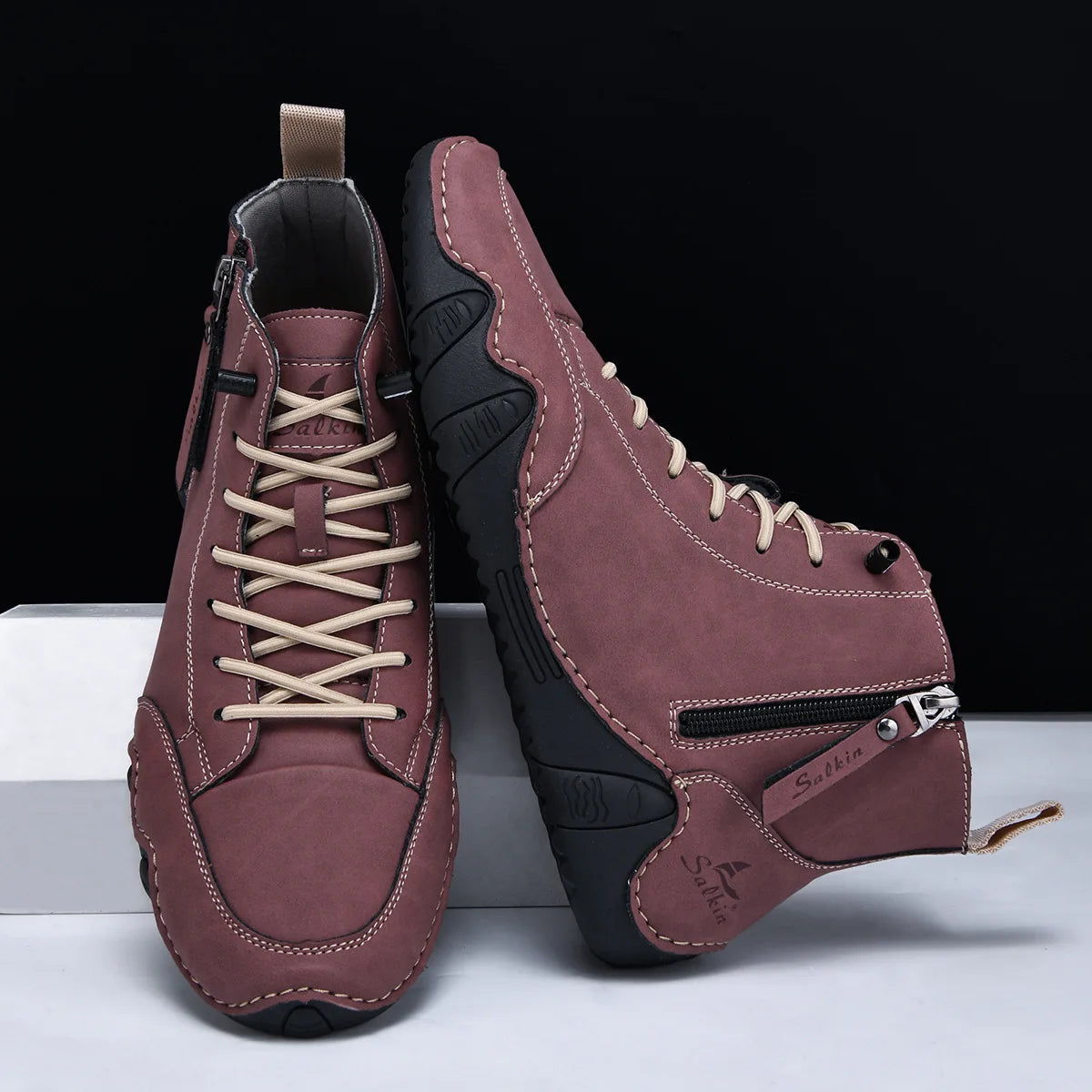 Men's Zip-Up Ankle Boots - additional view 26