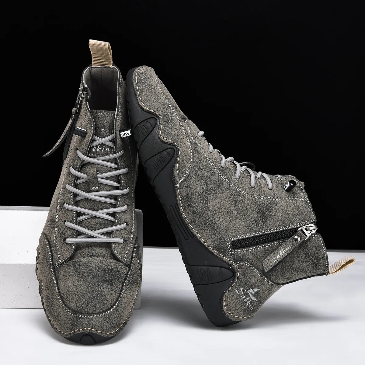 Men's Zip-Up Ankle Boots - additional view 39