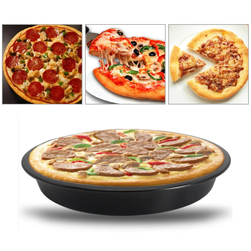 Non-Stick Round Pizza Pan - close-up of details
