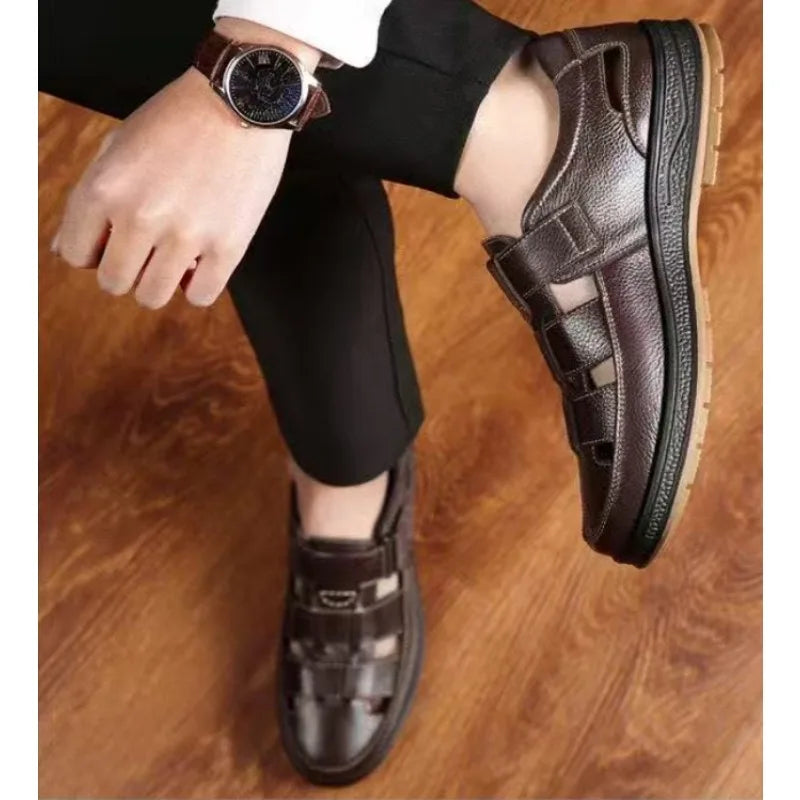 Men's Breathable Leather Shoes - additional view 20