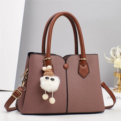 Soft PU shoulder bag colour option, close-up