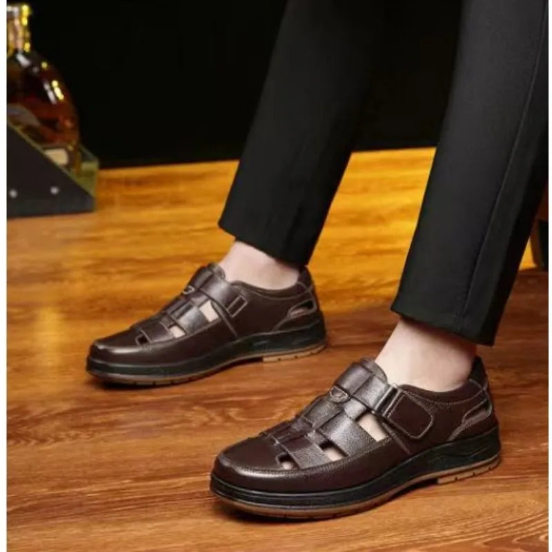 Men's Breathable Leather Shoes - additional view 18