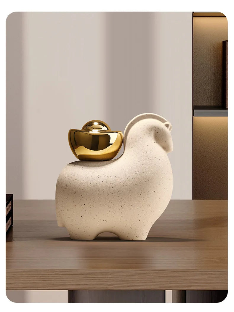 White Porcelain Animal Figurine - additional view 19